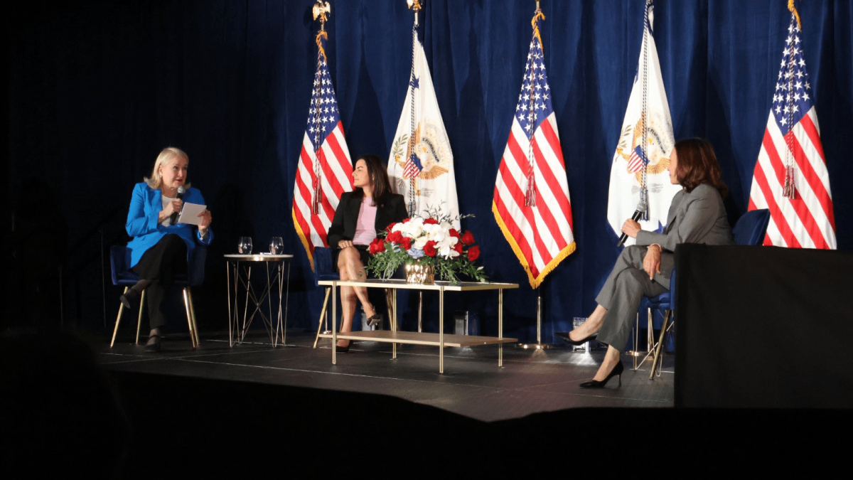 Picture with CHC Chair Barragan, Vice President Kamala Harris, and Congresswoman Sylvia Garcia