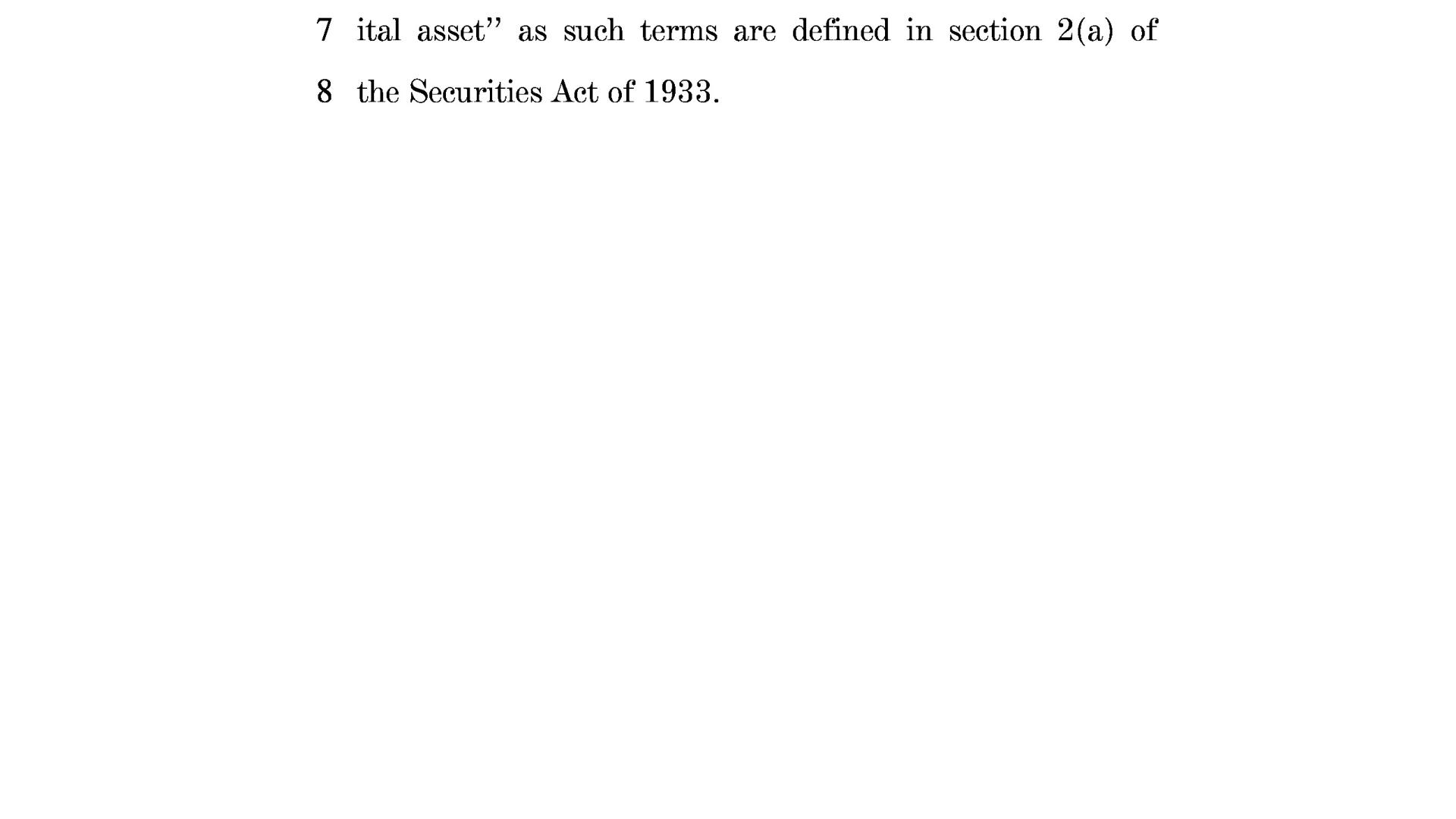 Managed Stablecoins are Securities Act of 2019 Bill Text page 5